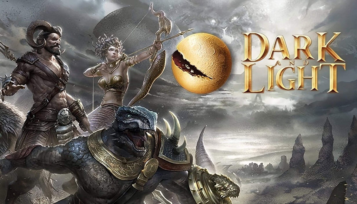 Three fantasy characters including a horned warrior, an archer with leaf-like headgear, and a lizard-like armored creature